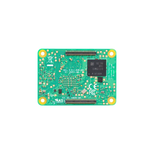 Raspberry Pi コンピューティング モジュール 5 - 4GB RAM、32GB EMMC、2.4/5.0GHz Wi-Fi および Bluetooth 5.0 (CM5104032)