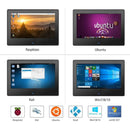 RC070P Raspberry Pi 7インチ 1024 x 600 IPSタッチスクリーンモニタ (スピーカー内蔵、スタンド付き)