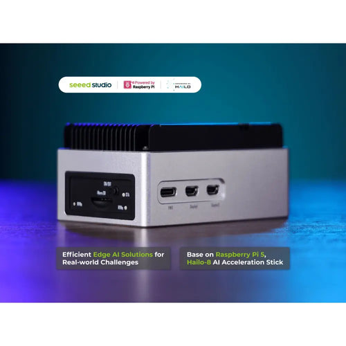 reComputer AI R2130-12 Raspberry Pi エッジAIコンピュータ (Hailo-8 AIアクセラレーションモジュール、8GB RAM搭載)