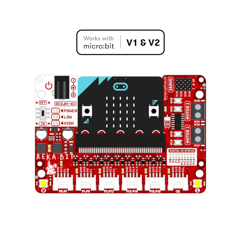 Reka:Bit - micro:bit を使用したロボット工学の簡素化