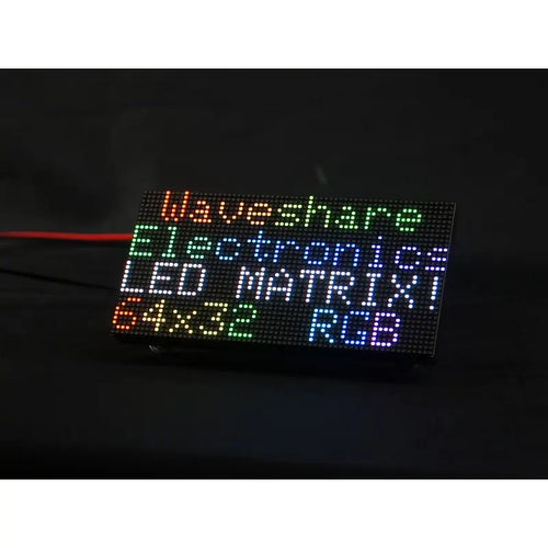 Waveshare RGB フルカラーLEDマトリックスパネル、2.5mmピッチ、64 x 32 ピクセル