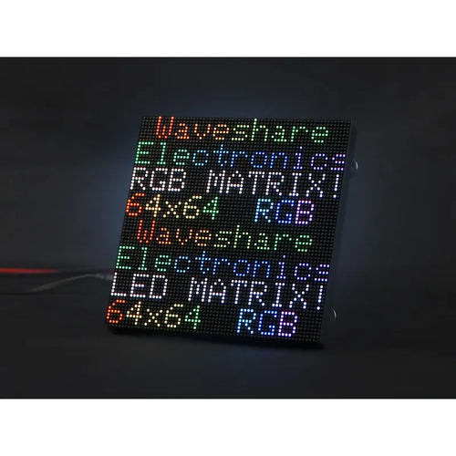 Waveshare RGBフルカラー LEDマトリックスパネル 64 x 64ピクセル 明るさ調整可