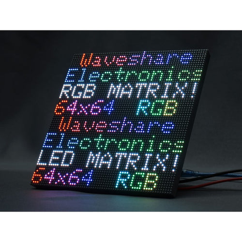 Waveshare RGB フルカラー LEDマトリックスパネル 3mm間隔 64 x 64ピクセル
