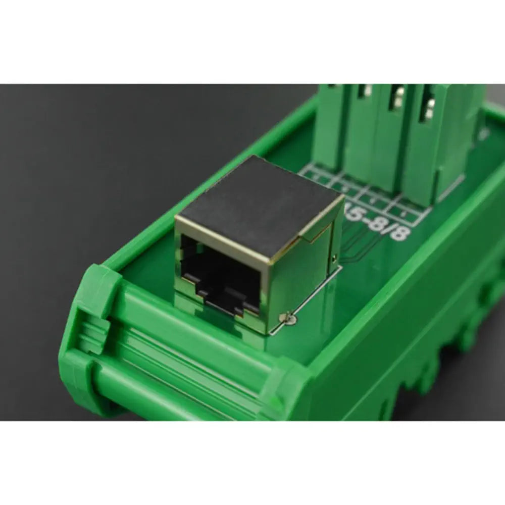 RJ45 端子台アダプタ - 水平タイプ