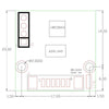 RoBoard RM-G144磁気コンパス、±16g 3軸加速度計ボード