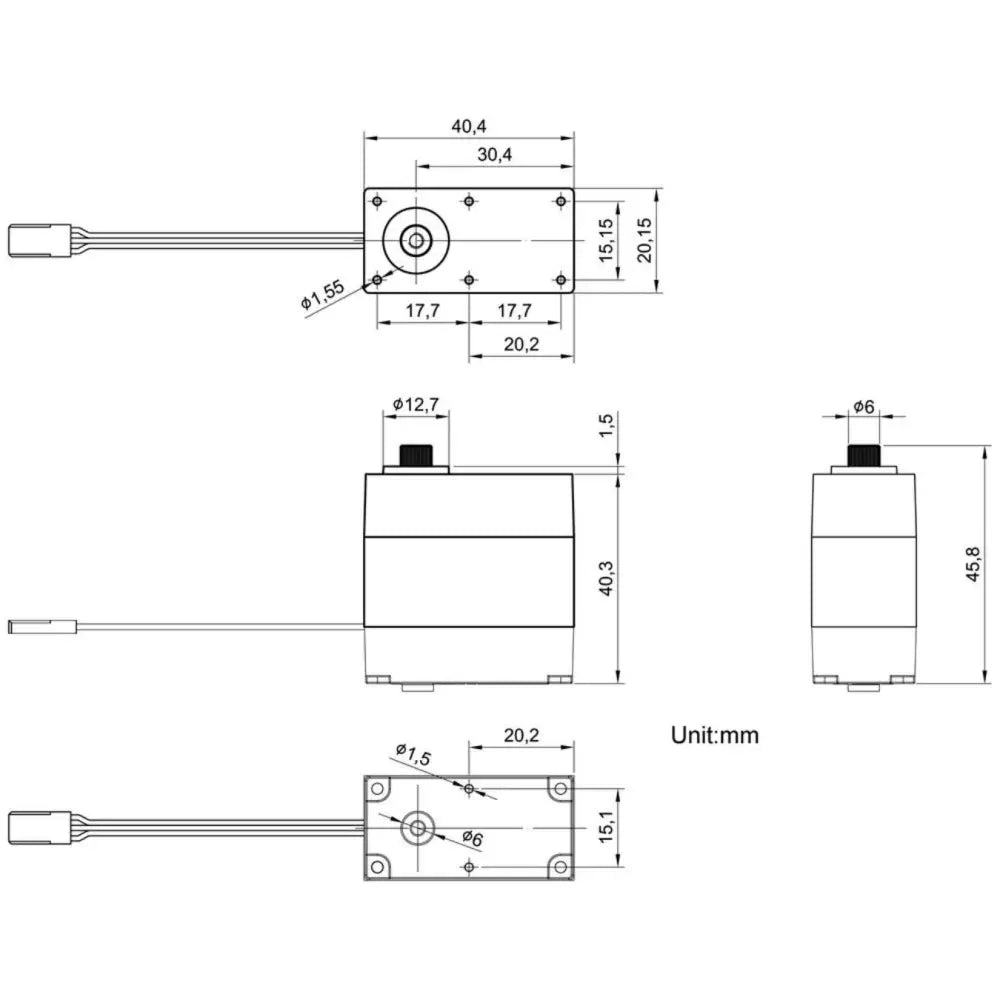 RoBoard RS-1270デジタルサーボモーター