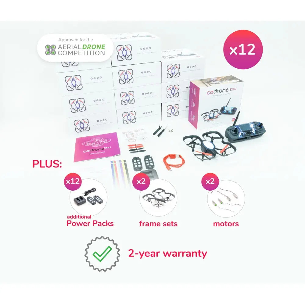 Robolink CoDrone EDU - 教育用 (12セットパック)