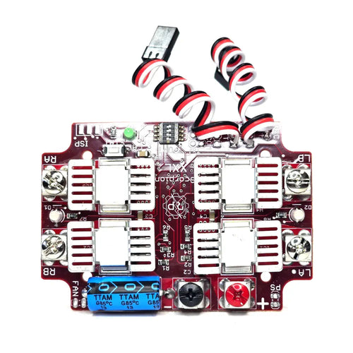 Robot Power Scorpion XXL デュアルチャンネル R/C モーターコントローラー 20A、6-28V エンクロージャーとファン付き