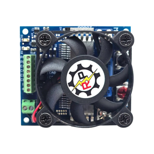 Robot Power Simple-H HV デュアルチャンネル Hブリッジコントローラ (20A、5～28V、3～28Vロジック用、ファン付き)