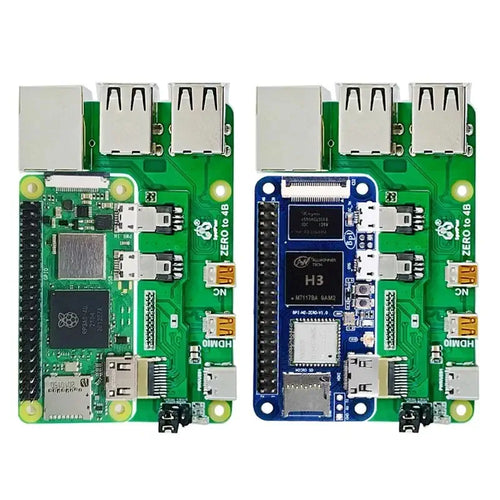 RPi Zero/Banana Pi M2 Zero ボードアダプタ (4Bインタフェース搭載) Zero～Pi4 拡張ボード