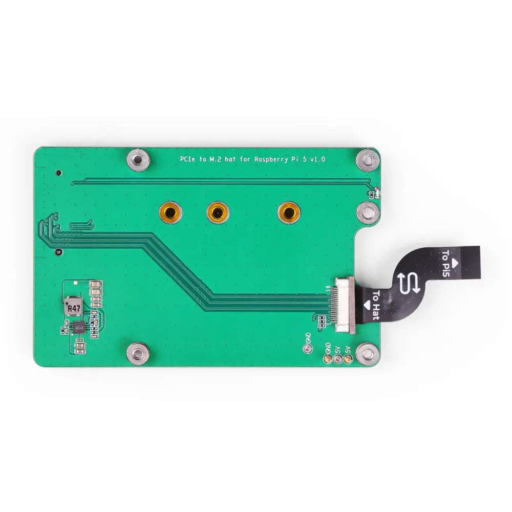 SeeedStudio PCIe～M.2 HAT (Raspberry Pi 5用、NVMe SSD対応、Hailo8/8L対応)