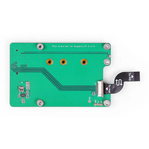 SeeedStudio PCIe to M.2 HAT for Raspberry Pi 5、NVMe SSD 対応、Hailo8/8L 対応