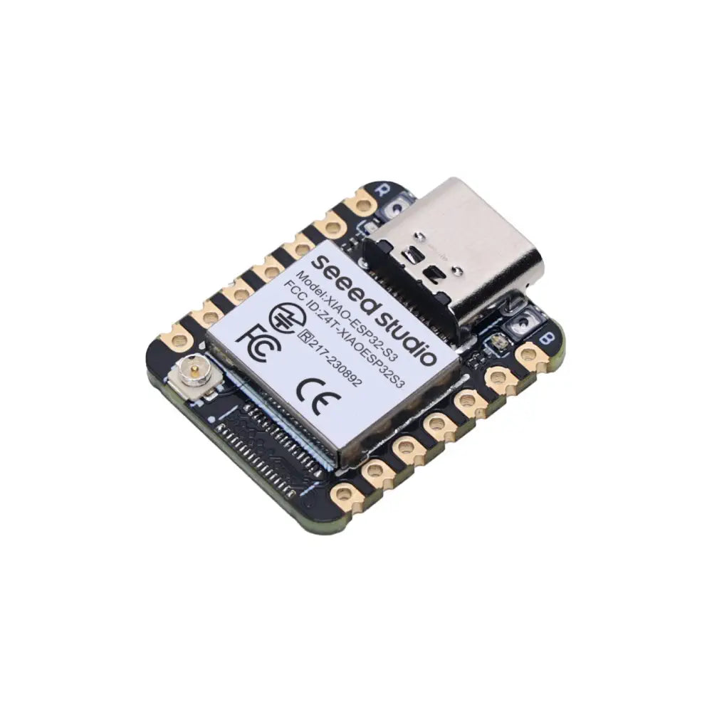 Seeed Studio XIAO ESP32S3、7ピンヘッダ 2個 (未取付、アンテナ付き)