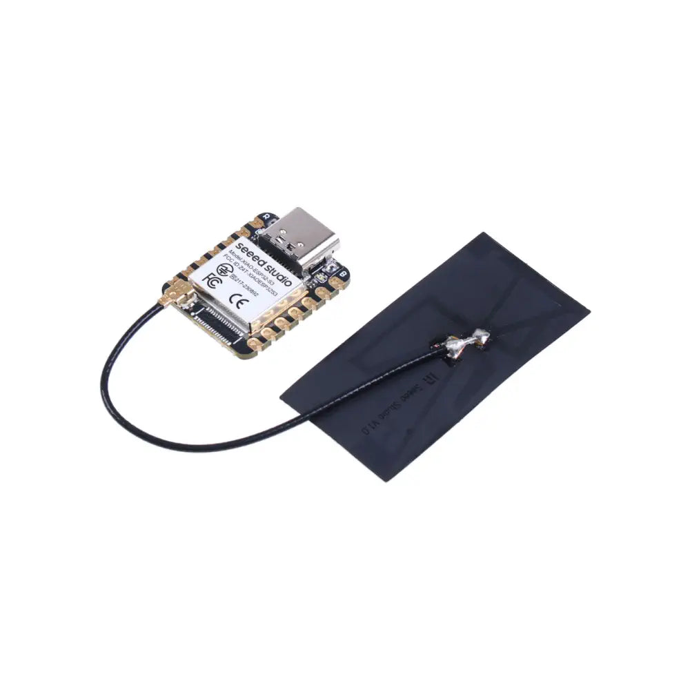 Seeed Studio XIAO ESP32S3、7ピンヘッダ 2個 (未取付、アンテナ付き)
