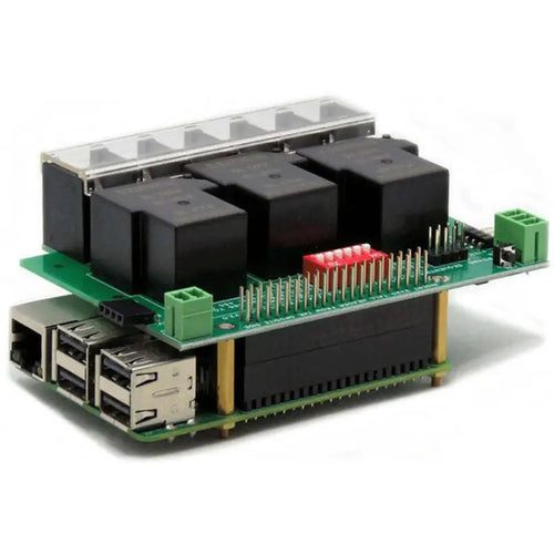 Sequent Microsystems 3 リレーHAT (40A/240V、RS485デイジチェーン可能、Raspberry Pi用)