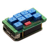 Raspberry Pi用 Sequent Microsystems 8リレー 4A/120V 8層スタッカブルHAT