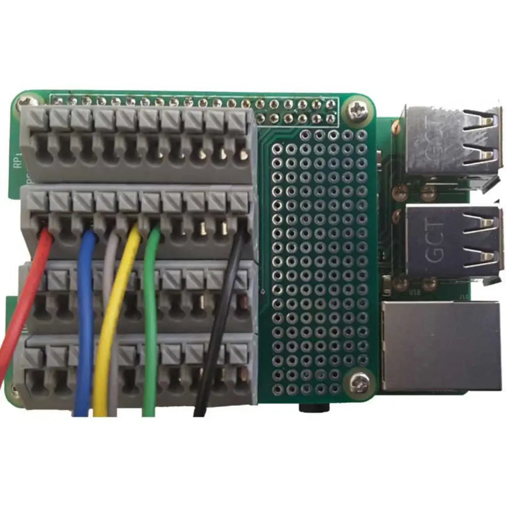 Sequent Microsystems ブレイクアウトカード タイプ2 スプリング搭載 22～18 AWG Raspberry Pi用