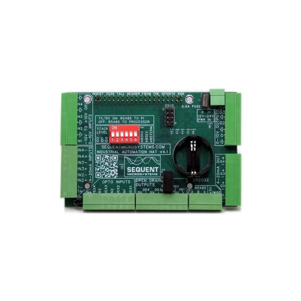 Sequent Microsystems 産業オートメーション用 8層スタッカブルHAT (Raspberry Pi用)
