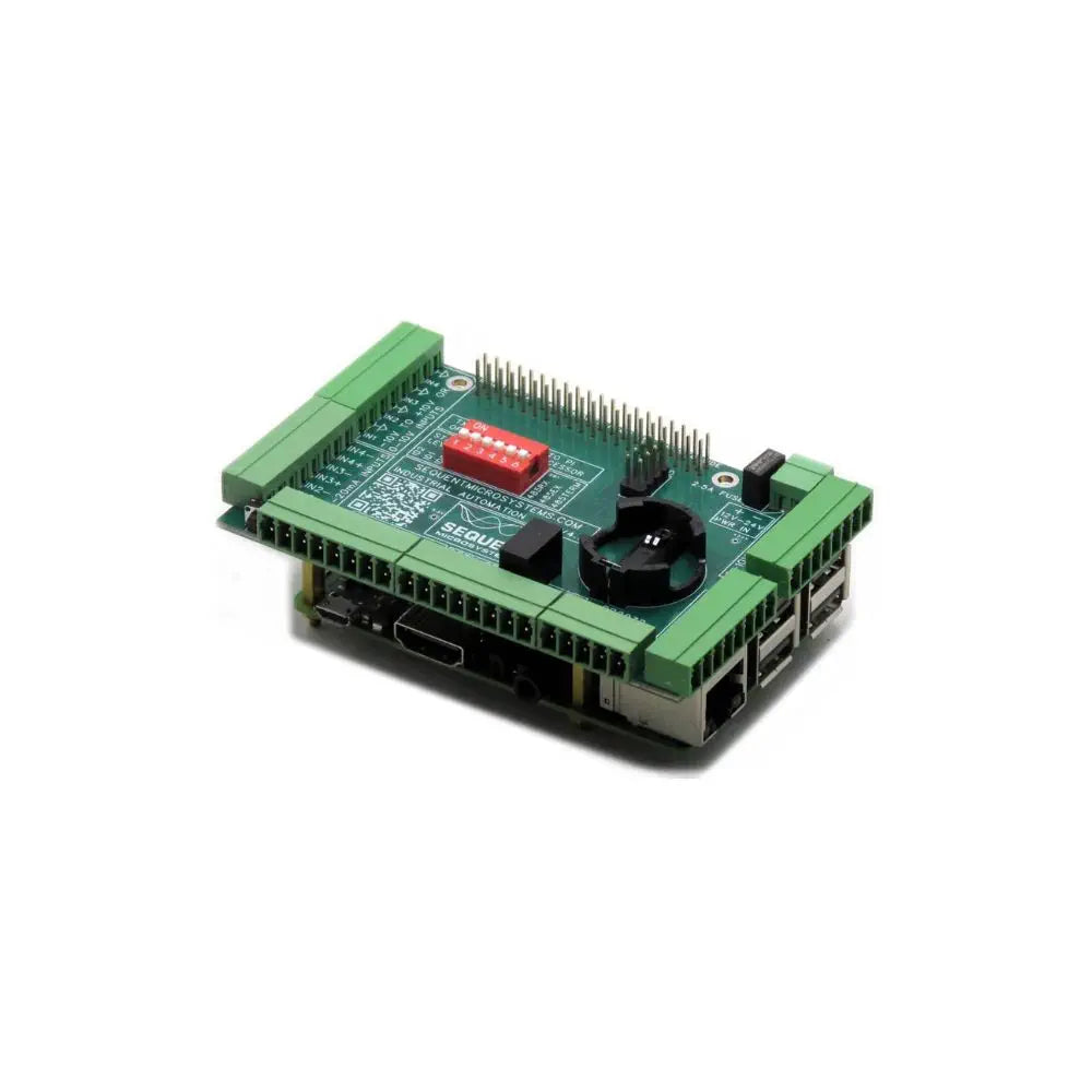 Sequent Microsystems 産業オートメーション用 8層スタッカブルHAT (Raspberry Pi用)