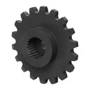 ServoCity 歯車ピッチ 0.1227 Inch (3.1mm) 18歯 ナイロン製 サーボスプロケット 25歯スプライン付き