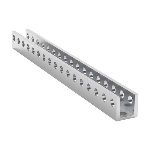ServoCity 1101シリーズ Uビーム (17穴、長さ 136mm)
