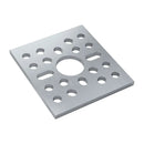 ServoCity 1123 シリーズ パターン プレート (1 x 1 穴、43 x 48mm)
