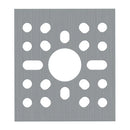 ServoCity 1123 シリーズ パターン プレート (1 x 1 穴、43 x 48mm)