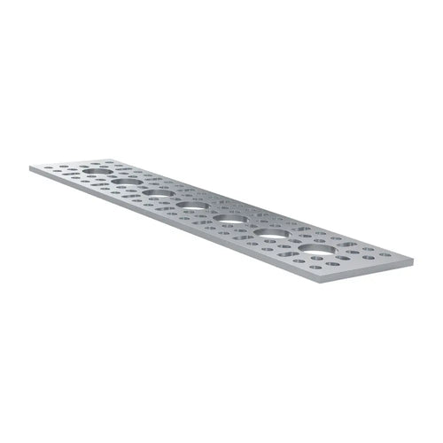 ServoCity 1123シリーズ パターンプレート (1 x 7 穴、43 x 192mm)