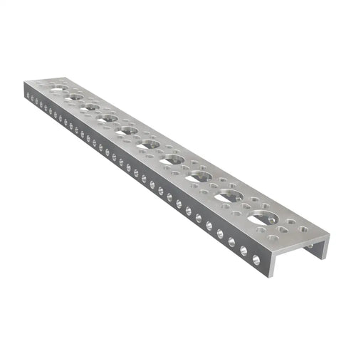 ServoCity 1143 シリーズ ミニ ローサイド U チャンネル (10 穴、長さ 264 mm)