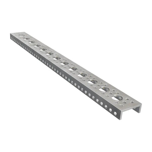 ServoCity 1143 シリーズ ミニ ローサイド U チャンネル (13 穴、長さ 336 mm)