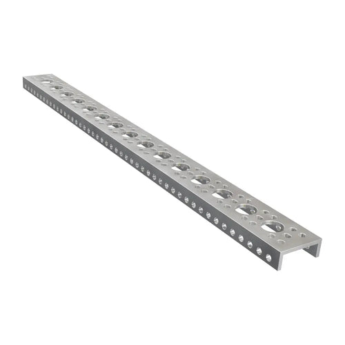 ServoCity 1143 シリーズ ミニ ローサイド U チャンネル (15 穴、長さ 384 mm)