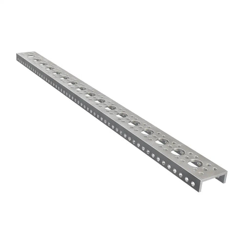 ServoCity 1143 シリーズ ミニ ローサイド U チャンネル (17 穴、長さ 432 mm)