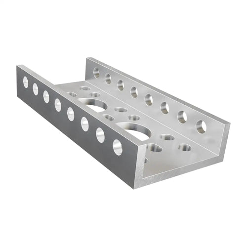 ServoCity 1143 シリーズ ミニ ローサイド U チャンネル (2 穴、長さ 72 mm)