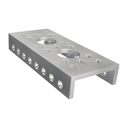 ServoCity 1143 シリーズ ミニ ローサイド U チャンネル (2 穴、長さ 72 mm)