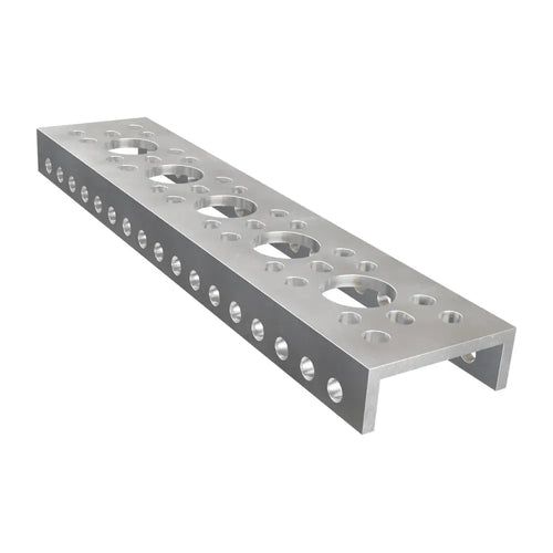 ServoCity 1143シリーズ ミニ ローサイド U形チャンネル (5穴 長さ144mm)