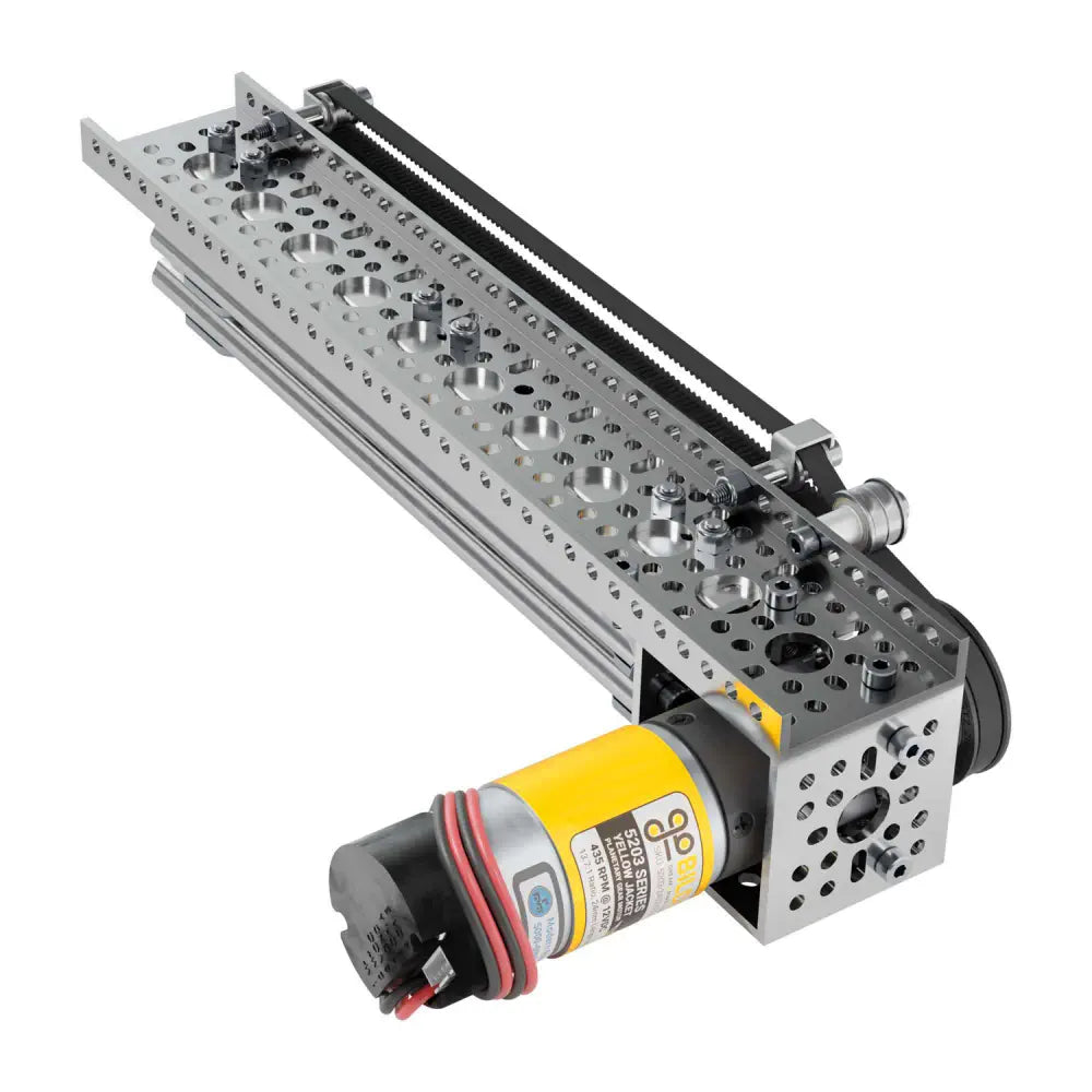 ServoCity 4ステージ バイパースライド キット (ベルト駆動、240 mmスライド)