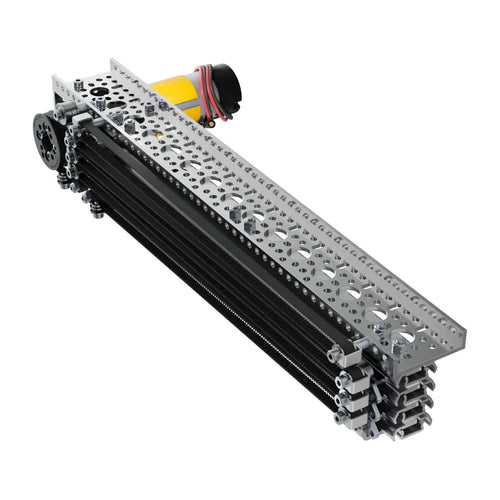 ServoCity 4ステージ バイパースライドキット (ベルト駆動、336 mmスライド)