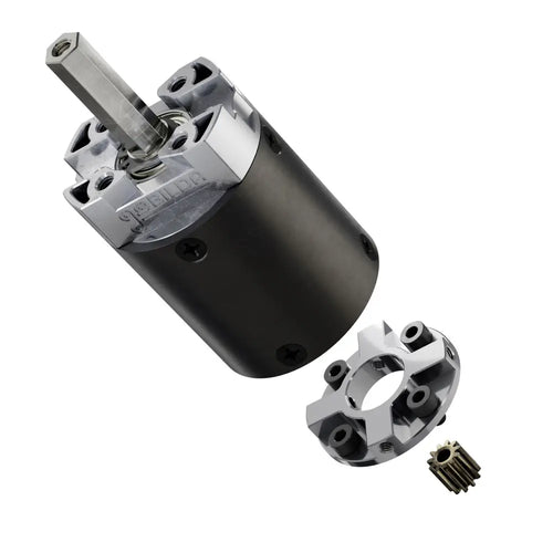 ServoCity 5103シリーズ 遊星ギアボックス (ギア比 99.5:1、長さ 24mm、8mm REX™シャフト)