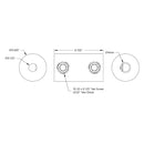 ServoCity シャフトカプラ (3.175mm～4mm、止めネジ式)