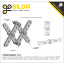 ServoCity 1102シリーズ フラットビーム (23穴 長さ184mm) - 2個