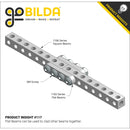 ServoCity 1102シリーズ フラットビーム (29穴 長さ232mm) - 2個