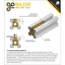 ServoCity 1118 シリーズ オープンGoRAIL (長さ336mm)