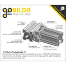 ServoCity 1118 シリーズ オープンGoRAIL (長さ336mm)