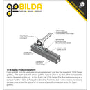 ServoCity 1118 シリーズ オープン GoRAIL (長さ 48mm)