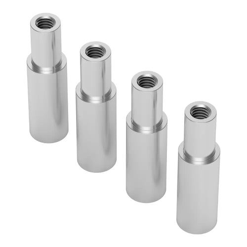 ServoCity 1503シリーズ M4 x 0.7mm 段付きスタンドオフ (外径 6/8mm、長さ 10/19mm) - 4個パック