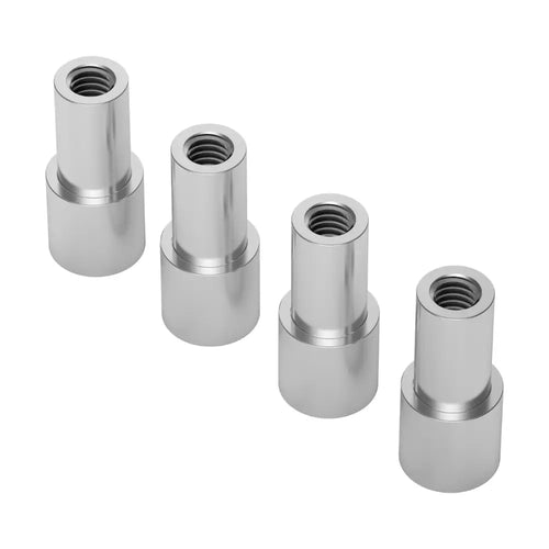 ServoCity 1503シリーズ M4 x 0.7mm 段付きスタンドオフ (外径 6/8mm、長さ 10/8mm) - 4個パック