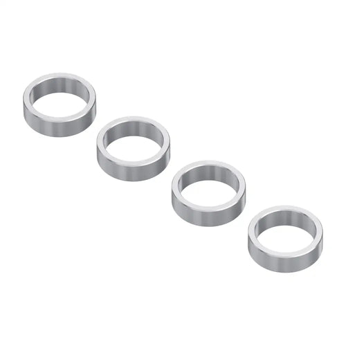 ServoCity 1522 シリーズ 8mm ID スペーサー (外径 10mm、長さ 3mm) - 4 個パック