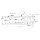 ServoCity 1800シリーズ サーボパターンプレート (大型サーボ用)