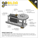 ServoCity 1800シリーズ サーボパターンプレート (大型サーボ用)