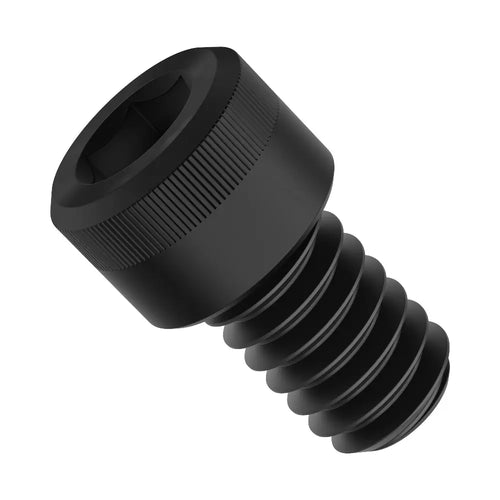 ServoCity 1/4 inch-20 黒色酸化被膜ソケットヘッドネジ (長さ 0.375 inch (0.9cm)) - 6個